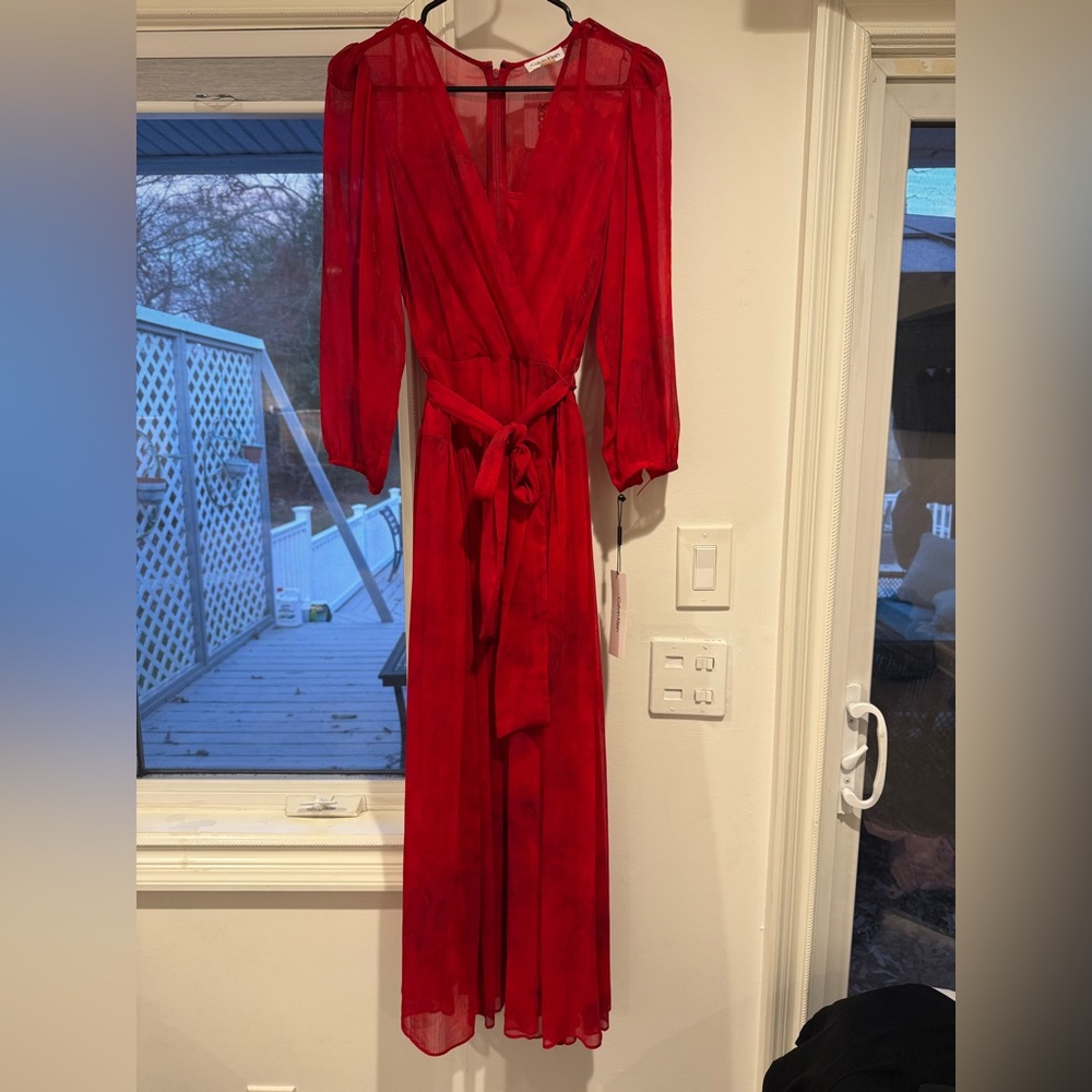 Calvin Klein Elegant Red midi/Maxi Dress